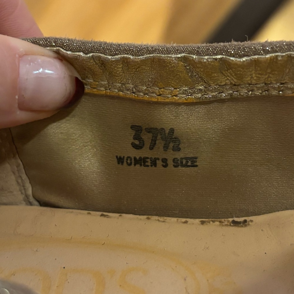 Tod's Silver Metallic Loafers - Picture 4 of 4